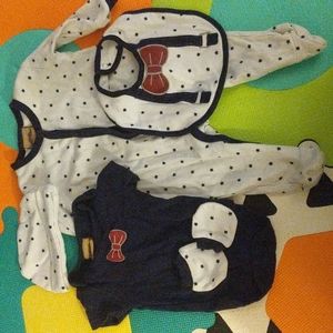5 piece 3-6m boy outfit set